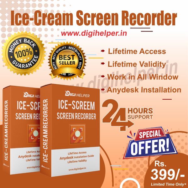 Ice-Cream Screen Recorder Free For LifeTime